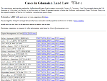 Tablet Screenshot of ghanalandlaw.com